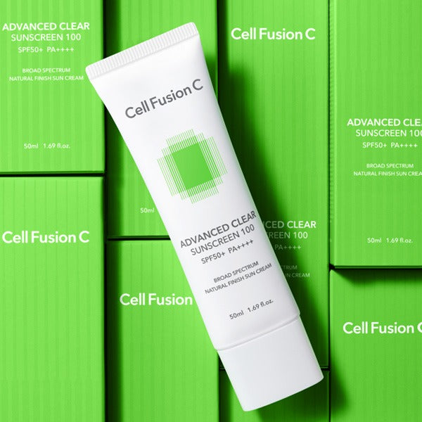 [CellFusionC] Улучшенный прозрачный солнцезащитный крем 100 SPF50+/PA++++ 50 мл