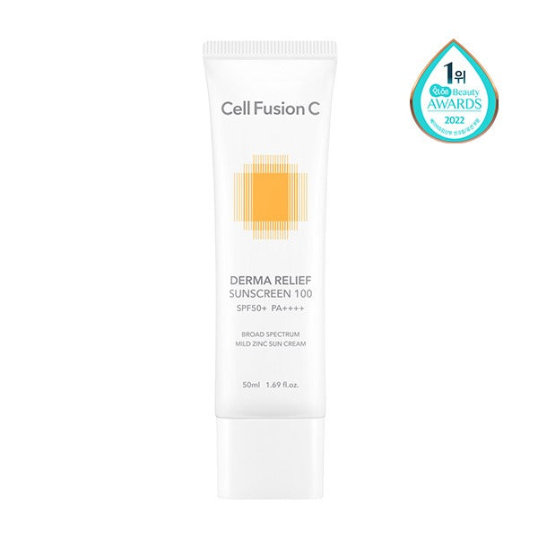 [CellFusionC] Солнцезащитный крем Derma Relief 100 SPF50+/PA++++ 50 мл