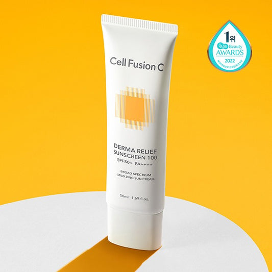 [CellFusionC] Теріні жеңілдететін күннен қорғайтын крем 100 SPF50+/PA++++ 50мл