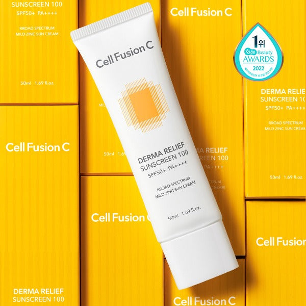 [CellFusionC] Солнцезащитный крем Derma Relief 100 SPF50+/PA++++ 50 мл