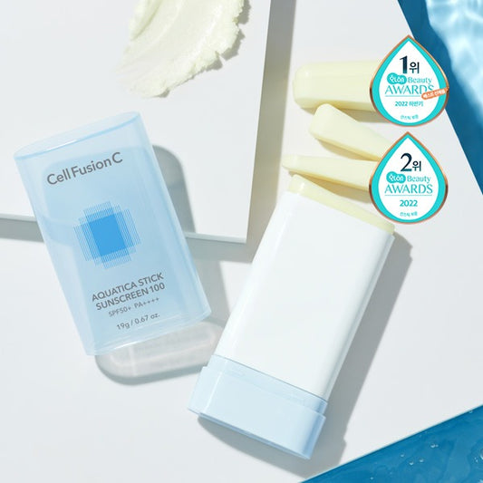 [CellFusionC] Aquatica Stick күннен қорғайтын крем 100 SPF50+/PA++++ 19г